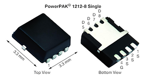 2 Mosfet 7121 - Si7121dn - Si7121 Canal P- Si7121dn-t1-ge3