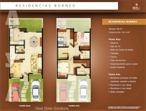 Imagen 27 de 30 de Casa En Venta, 3 Recámaras, Amueblada, Modelo Borneo, Bali Residencial, Playa Del Carmen
