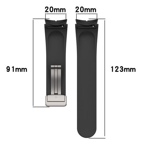 Pulseira Fecho Magnético Samsung Galaxy Watch 7 Fe 6 5 4