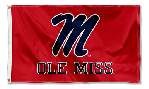 Bandera Roja De La Universidad De Mississippi