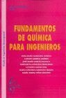 Libro Fundamentos De Quã­mica Para Ingenieros