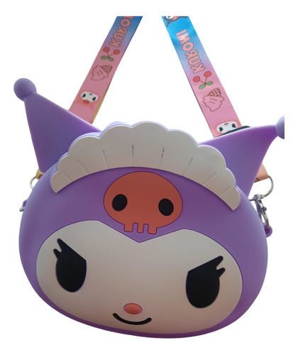 Bolso De Silicona Sanrio Kuromi