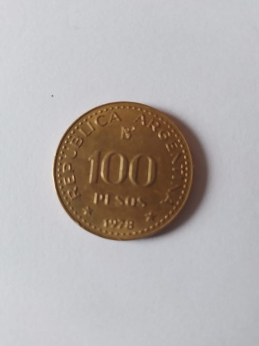 Moneda De $100 Año 1978- Bicentenario José De San Martin
