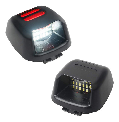 Luz De Matrícula Led Smd De Tubo Rojo Para Navara D40 20, 2