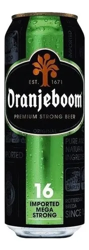 Cerveza Oranjeboom 500ml Lata 16% Mega Strong