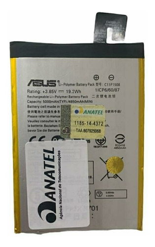 Bateria C11p1508 Original Asus Zenfone Max Zc550kl Envio Já