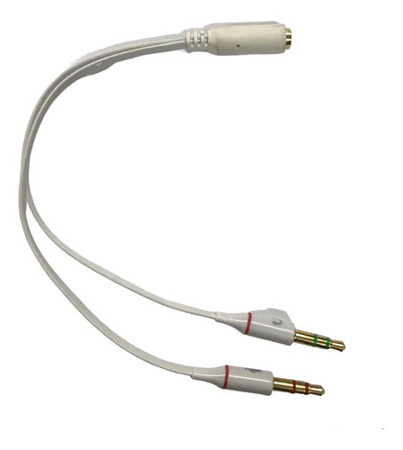 Cabo Adaptador Headset P3 Fêmea Para P2 Microfone E Áudio