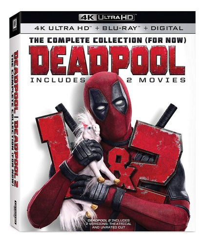 Deadpool 1 Uno Y 2 Dos Marvel Boxset 2 Peliculas 4k Ultra Hd