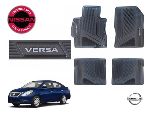 Set Tapetes 4 Piezas Nissan Versa 2016 Original