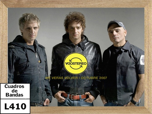 Soda Stereo , Cuadro, Poster, Afiche, Música            L410
