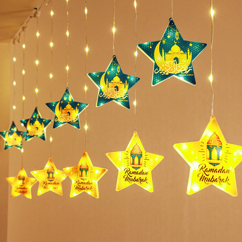 Cortina Led B Castle Pentagonal Star Light String Sce