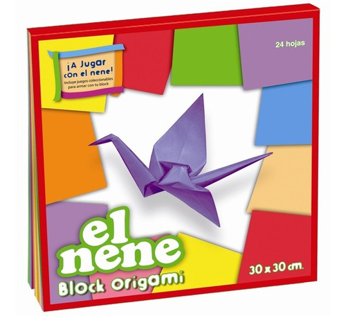 Block Origami 30x30 El Nene X24 Hojas