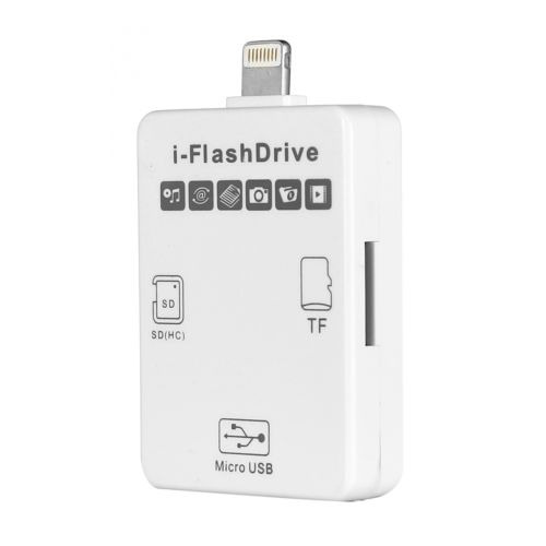 I-flash Drive Tf Micro Sd Y Lector De Tarjetas Sd Para iPad