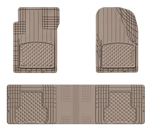 Alfombras Weathertech Para Vehículo Universal 3 Pzs Beige