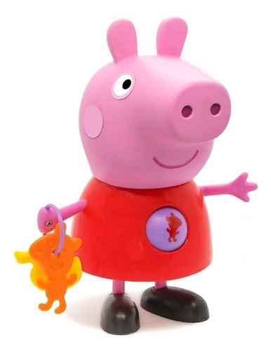 Muñeca Figura Peppa Pig - Sonajero Bebes 2 Años P/mas Chicos