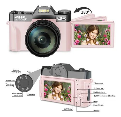 Wikico Cámaras Digitales Para Fotografía, Cámara De Vlog.