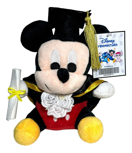 Boneco Pelúcia P Personagem Mickey Mouse Formatura Disney