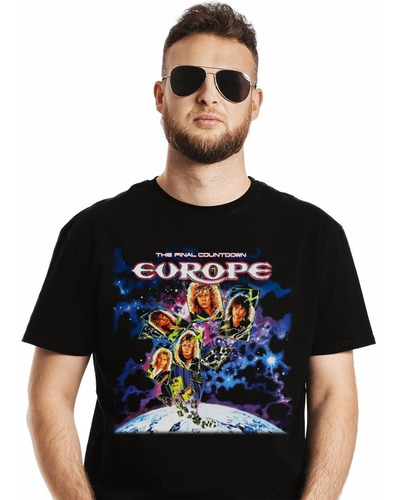 Polera Europe The Final Countdown Rock Impresión Directa