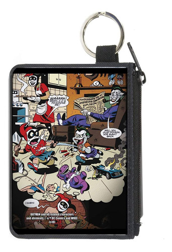 Cartera Con Cierre Harley Quinn Joker Accesorio Grande