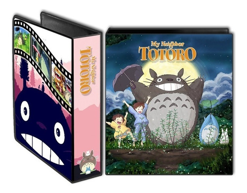 Carpeta Escolar N°3 Totoro Personajes Neighbor 3 Anillos 