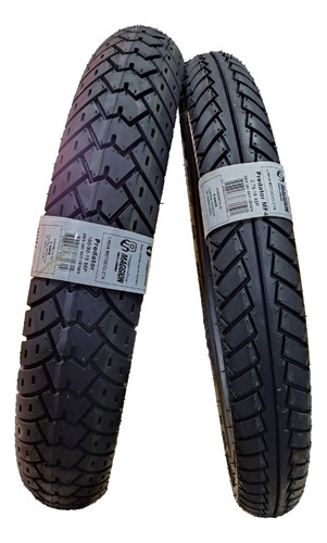 Par Pneu Predator 100/90-18 + 275-18 Cg Titan Ybr Yes Factor