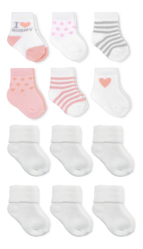 Set X12 Pares De Calcetines Para Bebé Niña Por Child Of
