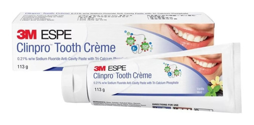 Clinpro Tooth Creme 3m Espe 113 Grs 0.21% Naf (950 Ppm) Tcp