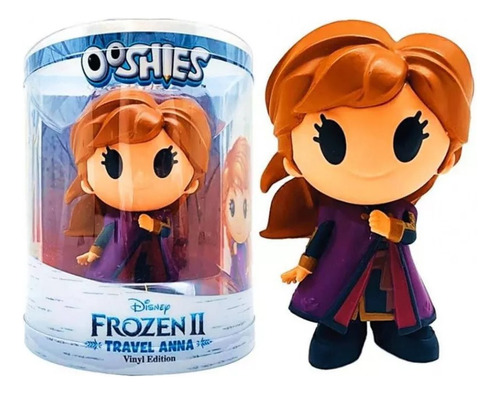 Disney Frozen 2 Ooshies Muñeca Travel Anna Vinilo Simil Funk