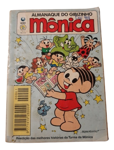 Revista Monica Almanaque Do Gibizinho N°01 Fev 1998 755