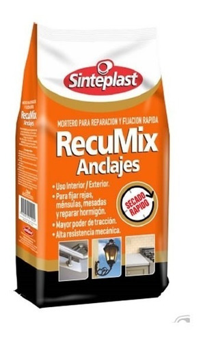 Recumix Anclajes 1.25 Kg Interior Y Exterior