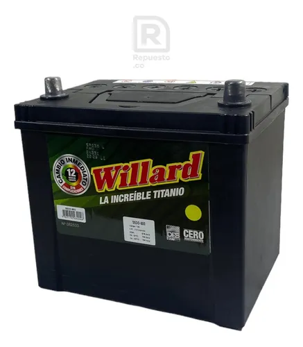 Bateria Willard Increible 55dd-800 Mazda 3 Skyactive