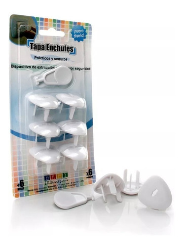 Tapa Enchufe Para Bebe  3 Patas 12 Unidades Baby Innovation