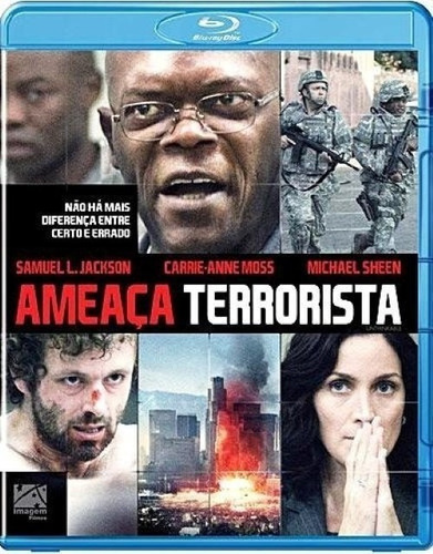 Blu-ray Ameaça Terrorista - Samuel L. Jackson - Lacrado