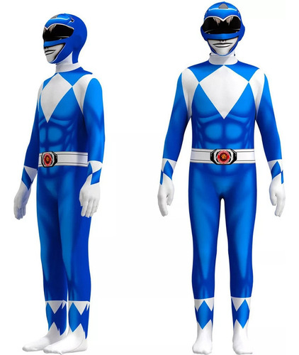 Disfraz De Cosplay De Power Rangers Para Niño/adulto