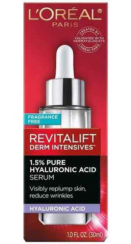 Loreal Acido Hialuronico Revitalift Derm - Serum 1 Oz