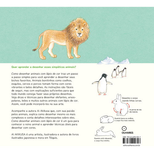 Como Desenhar Animais Com Lápis De Cor