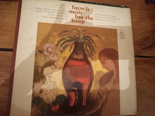 Música Francesa Arpa Disco Vinilo, Ravel Y Debussy (Usado)