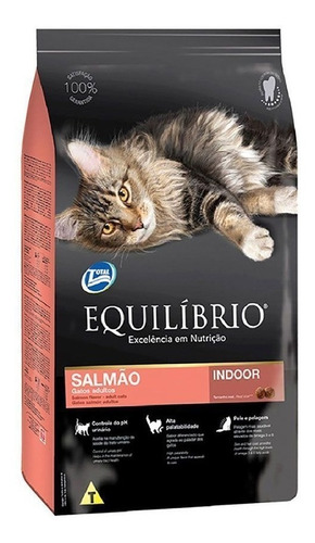 Equilibrio Gato Adulto Indoor Salmon 1.5kg Razas Mascotas 