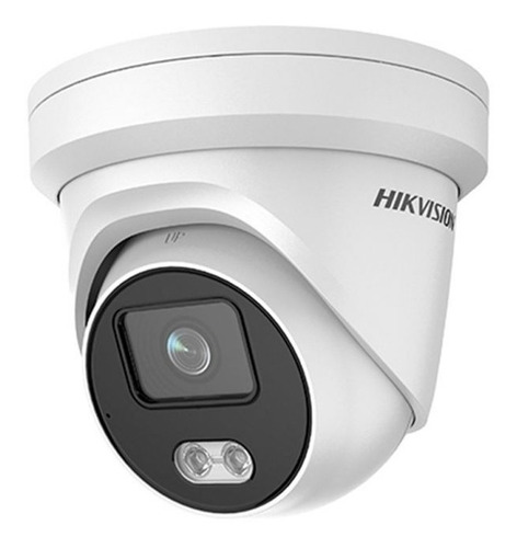 Imagen 1 de 5 de Cámara Seguridad Domo Hikvision 2mp Colorvu Noche Color Vu