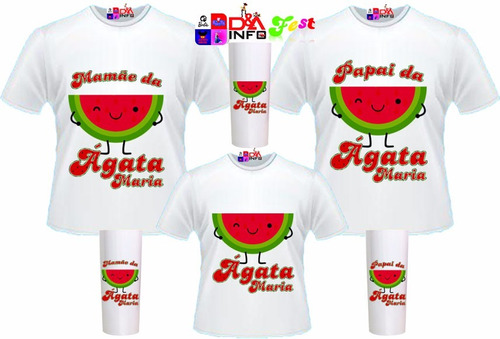 Kit Camisas Melancia