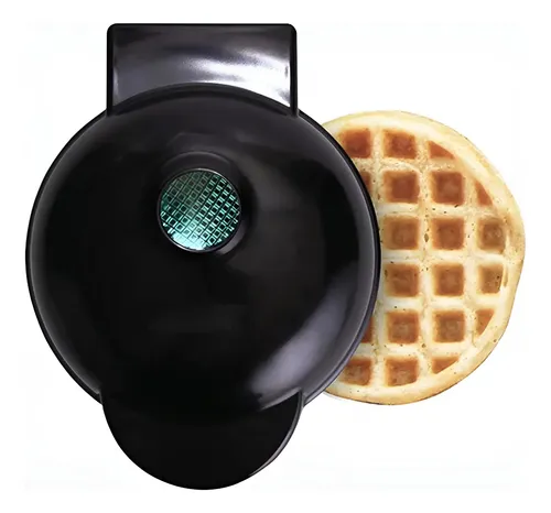 Máquina Fazer Waffles Mini Grill Panqueca Elétrica 220v - R$ 65,8