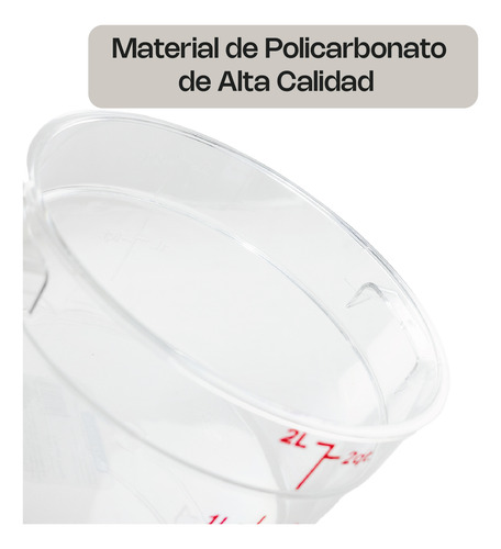 Recipiente De Policarbonato Redondo 2qt Con Tapa Caledonia