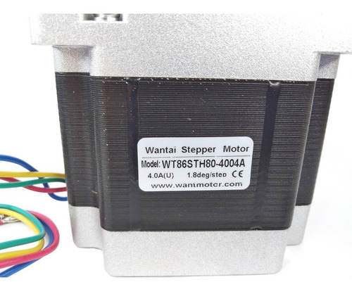 Imagem 8 de 10 de Kit Com 2 Motor De Passo Nema 34 42kgf.cm 4.0 Amper 4 Fios