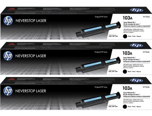 3 Piezas Toner Hp 103a Original (w1103a)