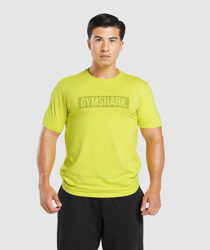 Gymshark Block T-shirt - Glitch Yellow