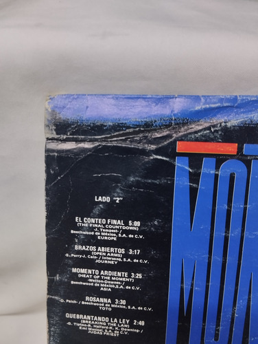 Lp Disco De Acetato De Montruos Sagrados Del Pop (Usado)