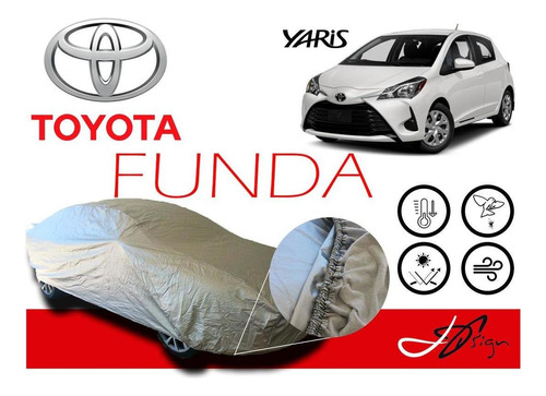 Funda Cubierta Afelpada Eua Toyota Yaris Hatchback 2018-19