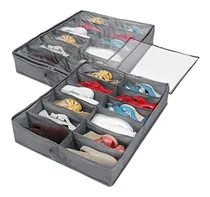 Comprar Organizador De Zapatos Bajo Cama 12 Espacios Envios!!