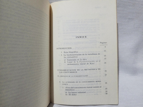 Imagen 4 de 8 de Kant Fundamentacion Metafisica Costumbres A Rodriguez Luño