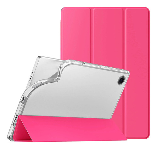 Capa Smart Arctodus Para Tablet Tab A8 10.5 + Película Vidro Cor Rosa Escuro